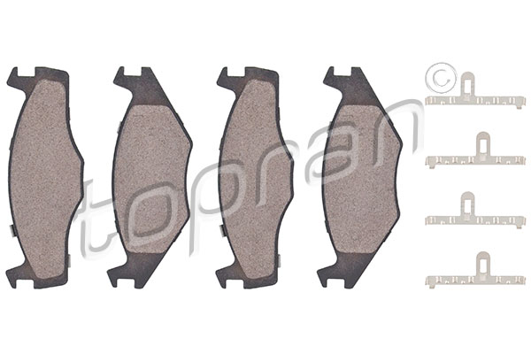 set placute frana,frana disc 104 252 TOPRAN