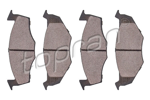 set placute frana,frana disc 107 236 TOPRAN