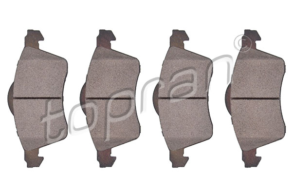 set placute frana,frana disc 109 462 TOPRAN
