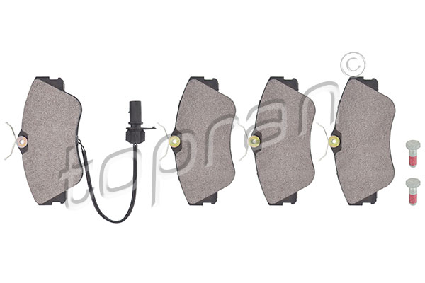Set placute frana,frana disc 109 464 TOPRAN
