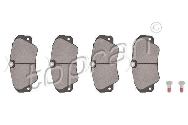 set placute frana,frana disc 202 453 TOPRAN