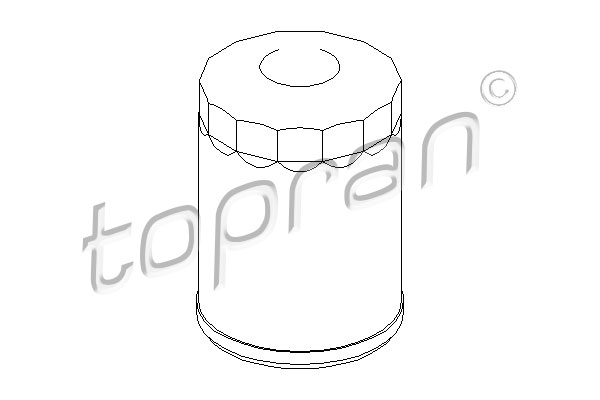 Filtru ulei 107 505 TOPRAN