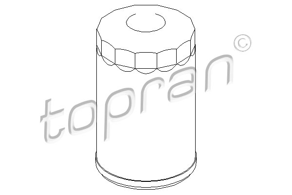 Filtru ulei 108 207 TOPRAN