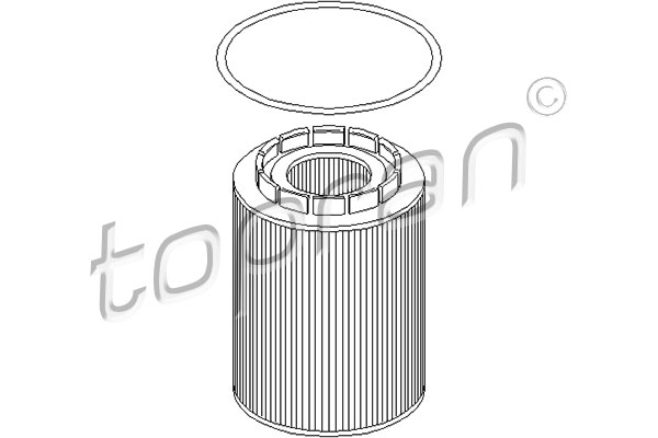 Filtru ulei 107 757 TOPRAN
