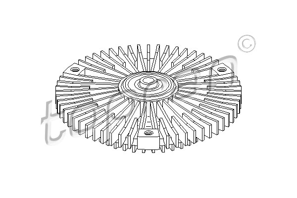 Cupla, ventilator radiator 111 231 TOPRAN