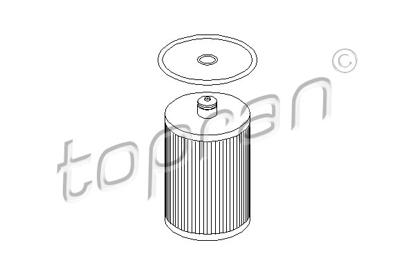 filtru combustibil 111 167 TOPRAN