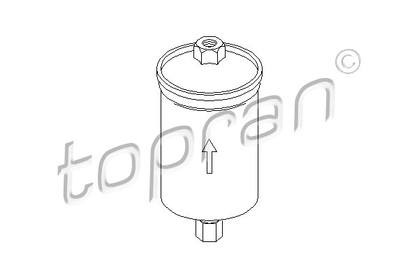 filtru combustibil 103 723 TOPRAN