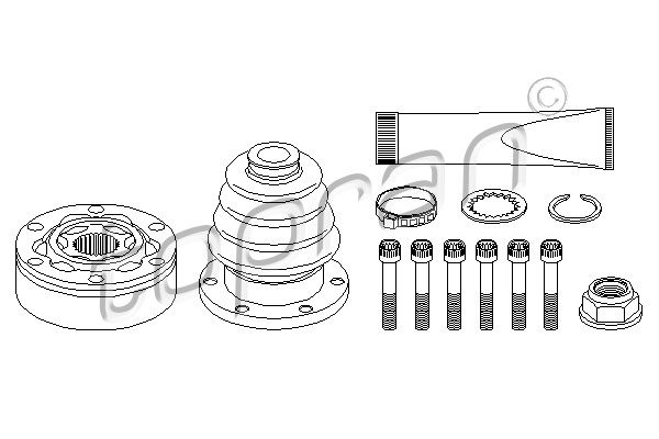Set articulatie, planetara 108 117 TOPRAN