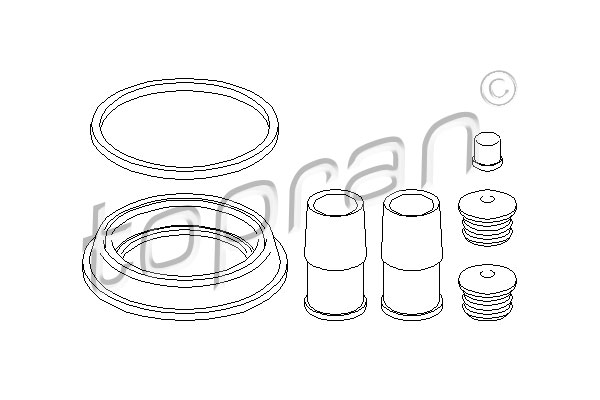Set reparatie, etrier 111 223 TOPRAN
