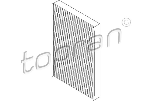 Filtru, aer habitaclu 103 764 TOPRAN