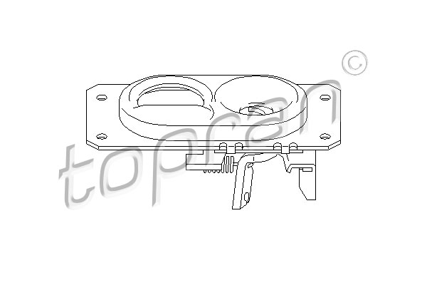 Inchizator capota motor 107 406 TOPRAN