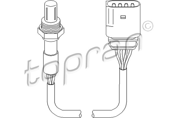 Sonda Lambda 111 604 TOPRAN