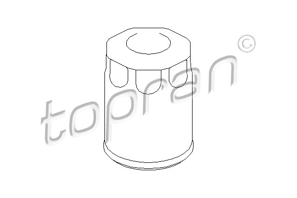 Filtru ulei 201 305 TOPRAN