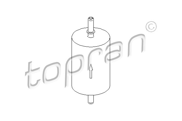 filtru combustibil 207 024 TOPRAN