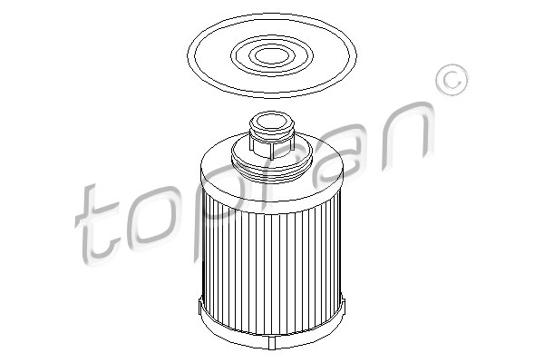 Filtru ulei 207 432 TOPRAN