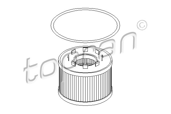Filtru ulei 301 760 TOPRAN