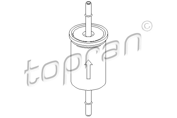 filtru combustibil 301 655 TOPRAN