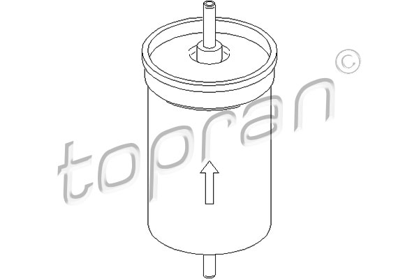 filtru combustibil 301 661 TOPRAN