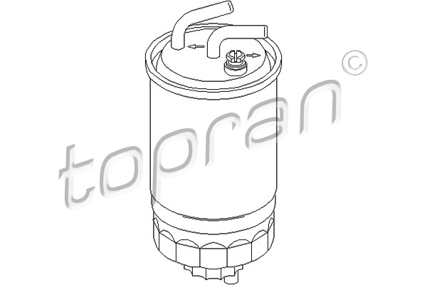 filtru combustibil 301 055 TOPRAN