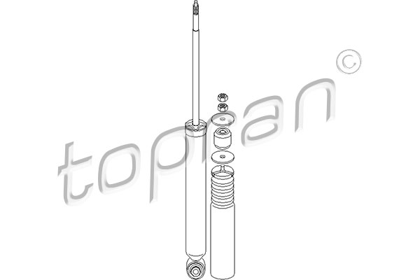 amortizor 401 973 TOPRAN