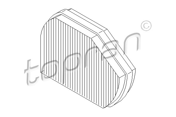 Filtru, aer habitaclu 400 203 TOPRAN