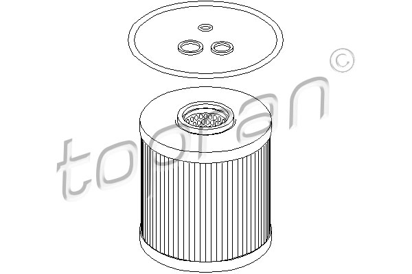Filtru ulei 500 728 TOPRAN