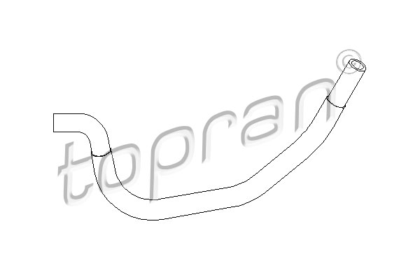 Furtun hidraulic, sistem de directie 501 558 TOPRAN