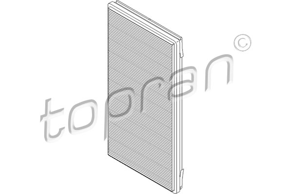 Filtru, aer habitaclu 501 187 TOPRAN