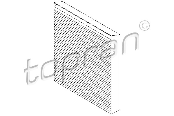 Filtru, aer habitaclu 700 266 TOPRAN
