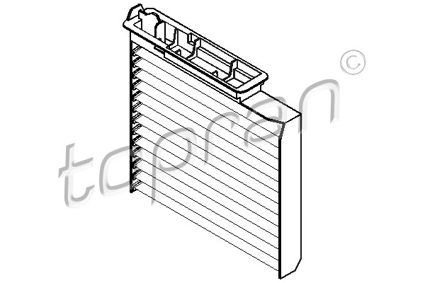 Filtru, aer habitaclu 700 462 TOPRAN