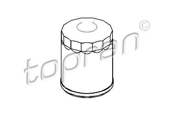 Filtru ulei 720 801 TOPRAN