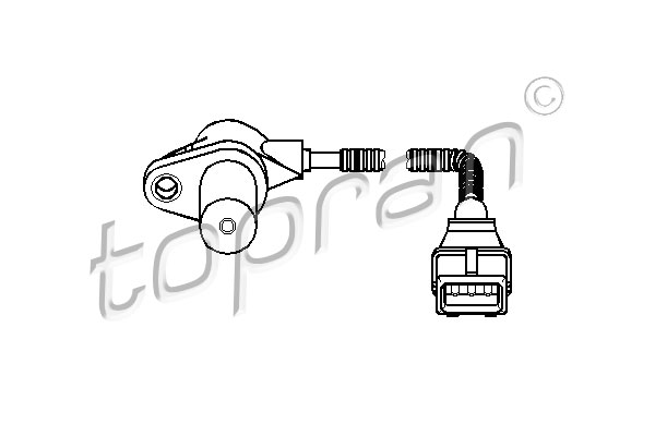 Senzor impulsuri, arbore cotit 721 683 TOPRAN