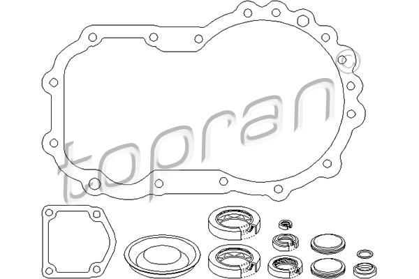 Set garnituri, transmisie manuala 111 408 TOPRAN