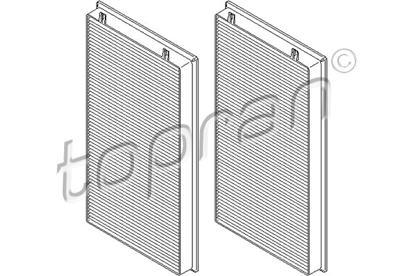 Set filtru, aer habitaclu 501 646 TOPRAN