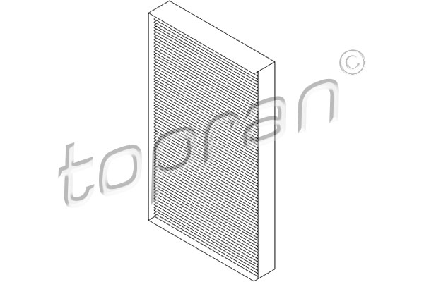 Filtru, aer habitaclu 407 735 TOPRAN