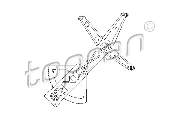 Mecanism actionare geam 200 044 TOPRAN