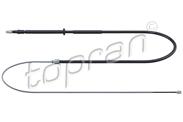 Cablu, frana de parcare 701 508 TOPRAN