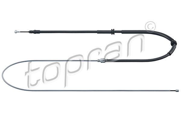 Cablu, frana de parcare 701 504 TOPRAN