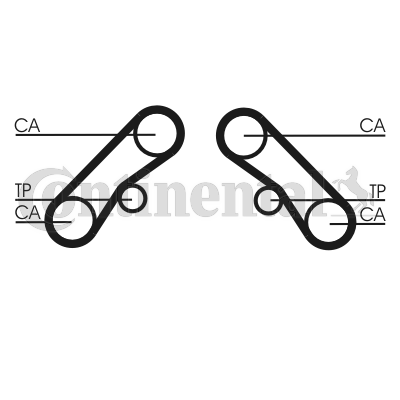 Curea de distributie CT1074 CONTINENTAL CTAM