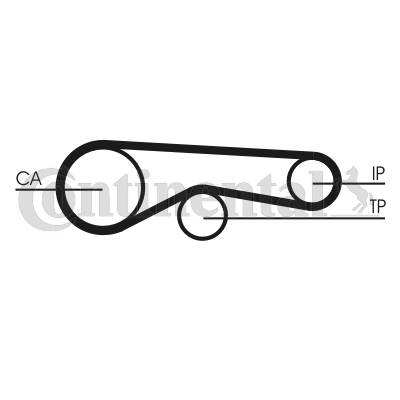 Curea de distributie CT1239 CONTINENTAL CTAM