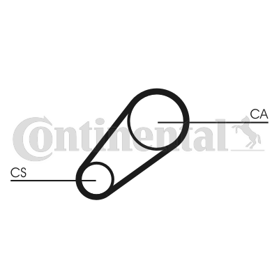 Curea de distributie CT648 CONTINENTAL CTAM