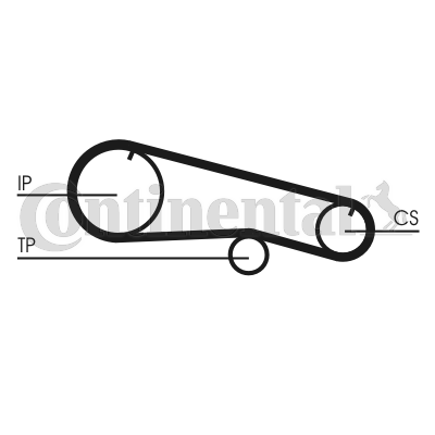 Curea de distributie CT668 CONTINENTAL CTAM