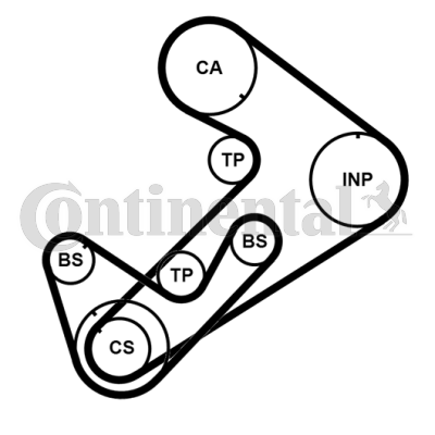 Set curea de distributie CT921K3PRO CONTINENTAL CTAM