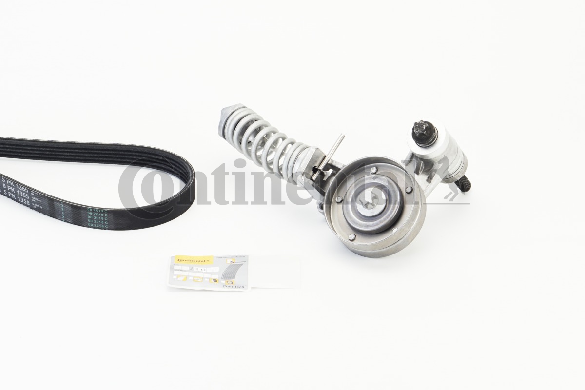 Set curea transmisie cu caneluri 5PK1355K1 CONTINENTAL CTAM