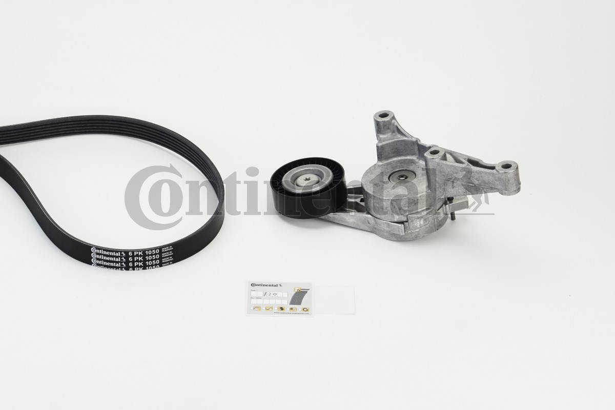 Set curea transmisie cu caneluri 6PK1050K1 CONTINENTAL CTAM