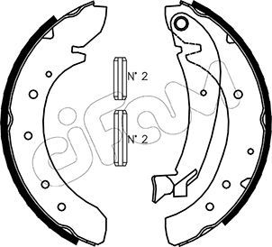 Set saboti frana 153-073 CIFAM