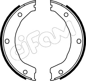 Set saboti frana, frana de mana 153-145 CIFAM