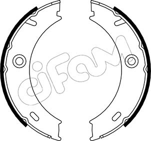 Set saboti frana, frana de mana 153-240 CIFAM