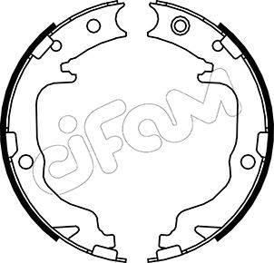Set saboti frana, frana de mana 153-362 CIFAM