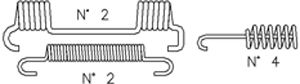Set accesorii, sabot de frana K307R CIFAM